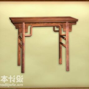 3д модель винтажной китайской табуретки-мебели
