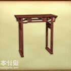 Azjatyckie drewniane konsole stołowe