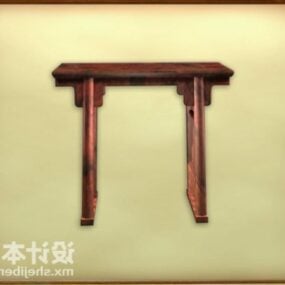 Short Console Table Chinese Furniture 3d model