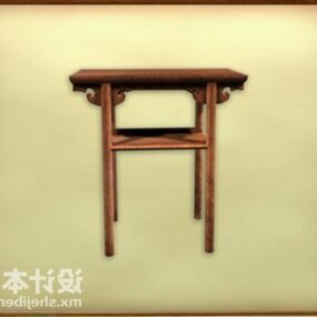 3д модель стола-консоли китайской мебели