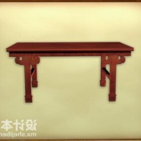 3D model asijského konzolového stolu