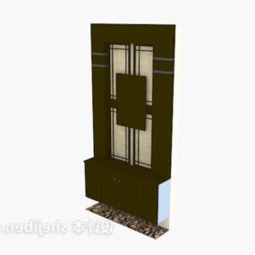 Apartment-Schuhschrank-Möbel 3D-Modell