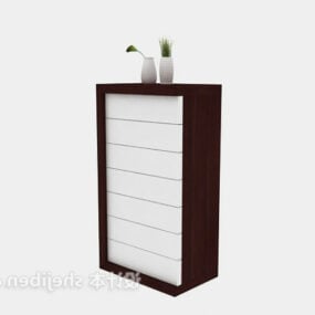 Minimalist Mdf Shoe Cabinet Furniture 3d model