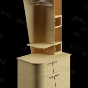 Shoe Cabinet With Cabinet 3d model