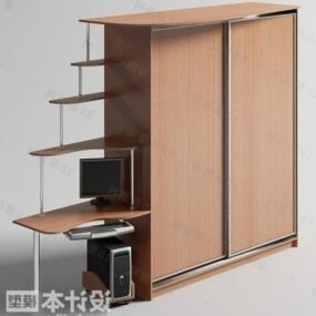 Wardrobe With Shelves 3d model