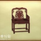 Carved Chair Wooden Material