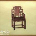 Silla clásica asiática Muebles antiguos