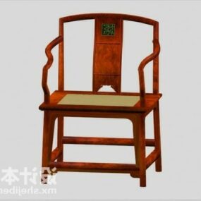 Chinese Vintage Old Chair 3d model