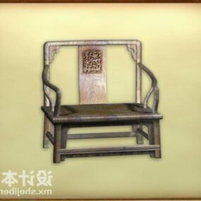 Traditionelles chinesisches Stuhlmöbel-3D-Modell