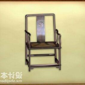 Perinteinen kiinalainen tuolisuunnittelun 3d-malli