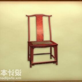 Chaise en bois Meubles anciens chinois modèle 3D