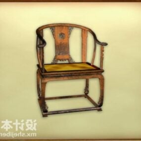 Kursi Model 3d Furnitur Tradisional Cina