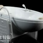 Mobilia sanitaria moderna della stazione termale della vasca da bagno