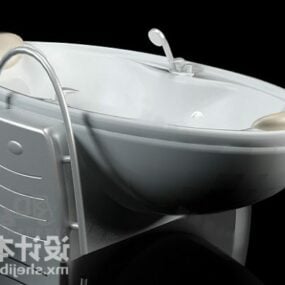Modello 3d di mobili sanitari moderni per vasca da bagno