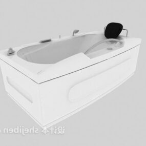 원형 욕조 위생 세트 3d 모델