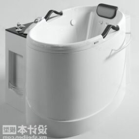 High Bathtub Sanitary 3d model