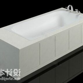 Modello 3d di mobili da bagno comuni