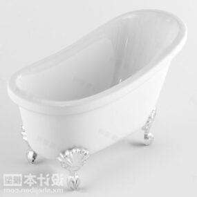 Muebles de bañera de lujo modelo 3d