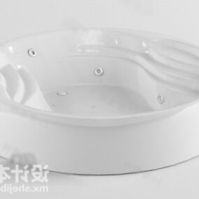حوض استحمام دائري نوع التدليك نموذج ثلاثي الأبعاد