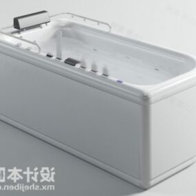 Plastic Bathtub 3d model