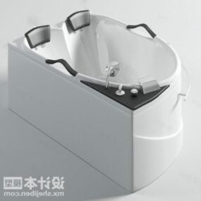 ミラー付き洗面台キャビネット3Dモデル