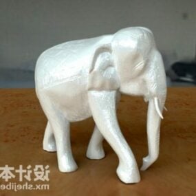 3d модель скульптури слона