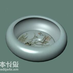 Ceramic Bowl, Small Cup 3d model