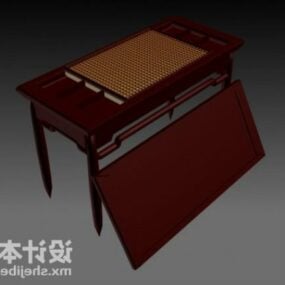 Chinese Vintage Wooden Table 3d model