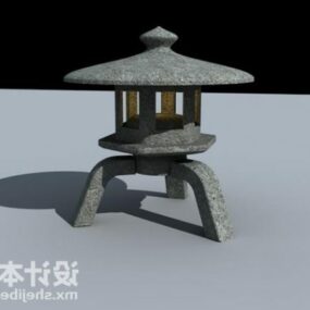 نموذج مصباح الطاولة الكروي ثلاثي الأبعاد