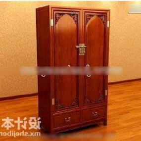 Modello 3d di mobili per guardaroba cinesi