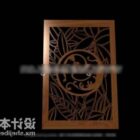 Rzeźbiona ścianka działowa Chińskie meble