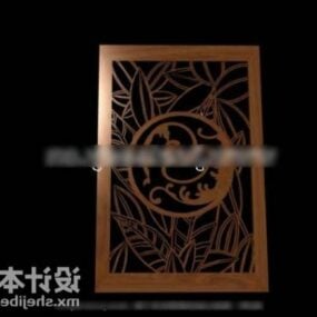 Carving Screen Partition Chinese Furniture 3d model