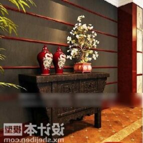Side Desk Chinese Furniture 3d model