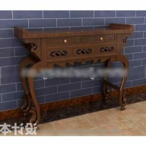 Ancien meuble chinois vintage modèle 3D
