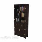 Chinese bookcase 3d model .