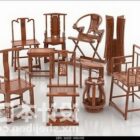 Колекція дерев'яних меблів для крісел