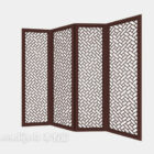 Chinese Screen Frame Wood Pattern