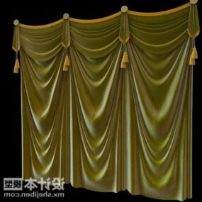 Window Curtain Indoor Furniture 3d model