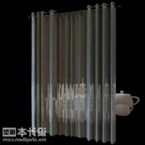 Plastic Curtain Indoor Furniture 3d model
