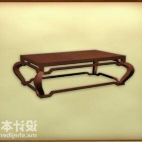 लो कॉफी टेबल चीनी शैली 3डी मॉडल