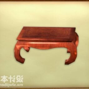 Kinesisk sofabord udskåret stil 3d-model