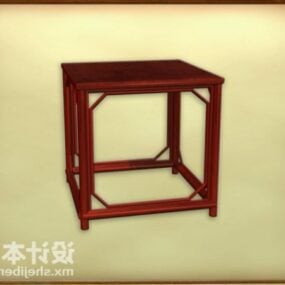 Square Cubic Coffee Table 3d model
