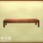 Chinese Rectangular Coffee Table Wooden