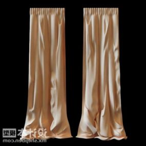Realistic Wrinkled Curtain 3d model