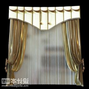 Luxury Curtain 3d model