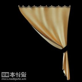 Collapse Curtain Furniture 3d-modell