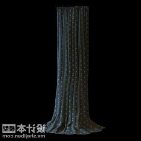 Curtain Dotted Pattern 3d model