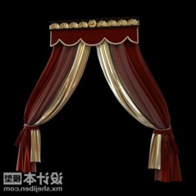 Antique Theater Curtain 3d model