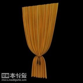 Yellow Curtain Collapse 3d model