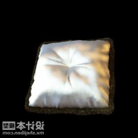 Pillow White Velvet 3d model